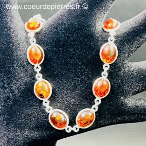 Bracelet en ambre de la mer Baltique “oriental” (réf bab10)