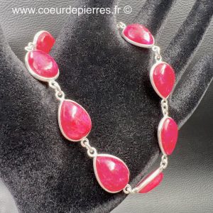 Bracelet « style oriental » en Rubis du Sri-Lanka (réf br1)