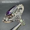 Bague avec Améthyste "Taille 55" (réf ba3) – Image 4