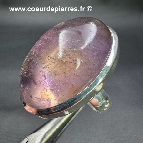 Bague en Améthyste "Amétrine" du Brésil taille 52,5 (réf bam8) – Image 2