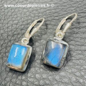 Boucles d'Oreilles avec Labradorite