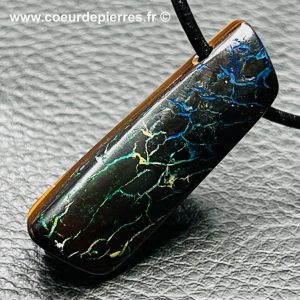 Pendentif en opale boulder d’Australie 73 carats (réf po13)