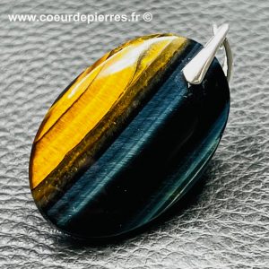 Pendentif oeil de faucon d’Afrique du Sud (réf pot21)