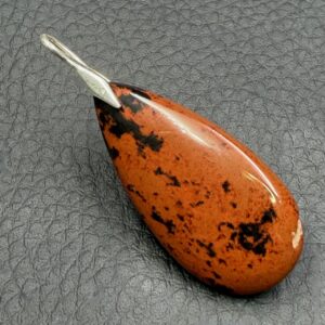 Pendentif en Obsidienne Acajou