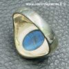 Chevalière en Labradorite "Taille 64" (réf bla13) – Image 4