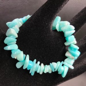 Bracelet en amazonite du Brésil « chips »