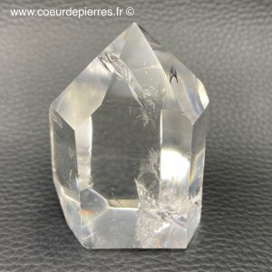 Grand prisme de cristal de roche 0,181kg (réf gcr5)