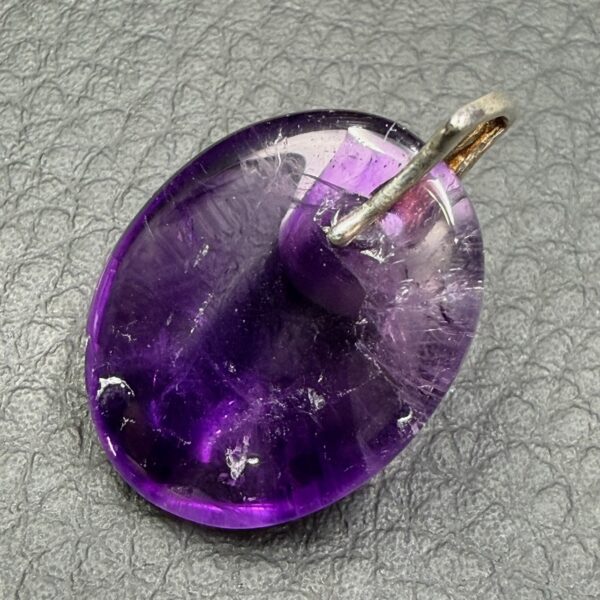 Pendentif en améthyste trapiche d'Afrique du sud (réf pa14) – Image 3