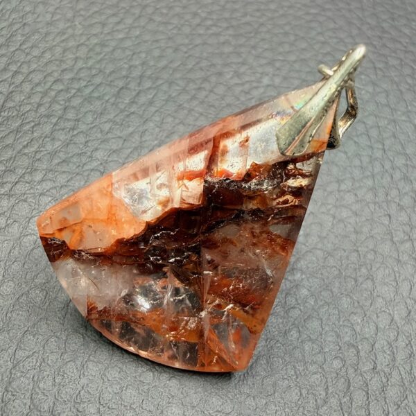 Pendentif Quartz Hématoïde de Madagascar (réf qh2) – Image 4