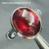 Bague avec Grenat Rouge "Taille 57,5" (réf bg3) – Image 2