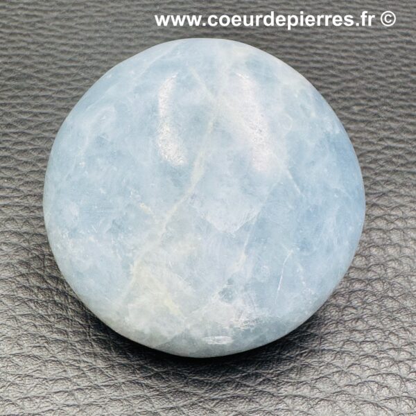 Galet en Calcite Bleue