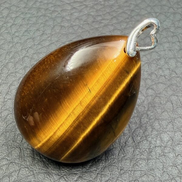 Pendentif Oeil de Tigre d'Afrique du Sud (réf pot2) – Image 3