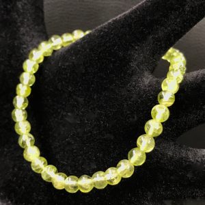 Bracelet en Péridot d’Egypte « perles de 5 mm »