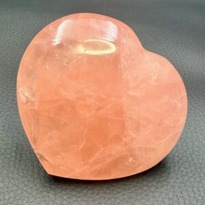Coeur en Quartz Rose