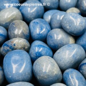 Aventurine bleue du Brésil “pierres roulées”