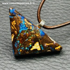 Pendentif en opale boulder d’Australie de 52 carats (réf po27)