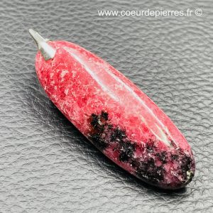 Pendentif en rhodonite de Madagascar « grand modèle » (réf rd2)