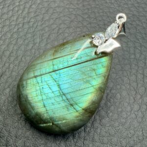 Pendentif Labradorite Verte