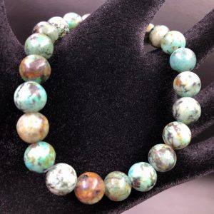 Bracelet en Turquoise d’Afrique perles de 8mm