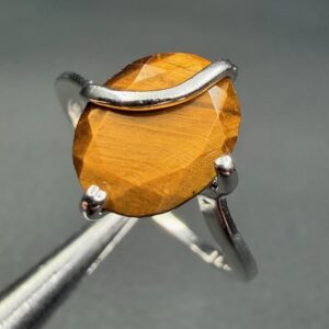 Bague en Oeil de Tigre