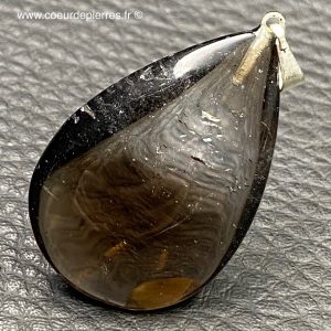 Pendentif quartz fumé du Brésil (réf pcf10)