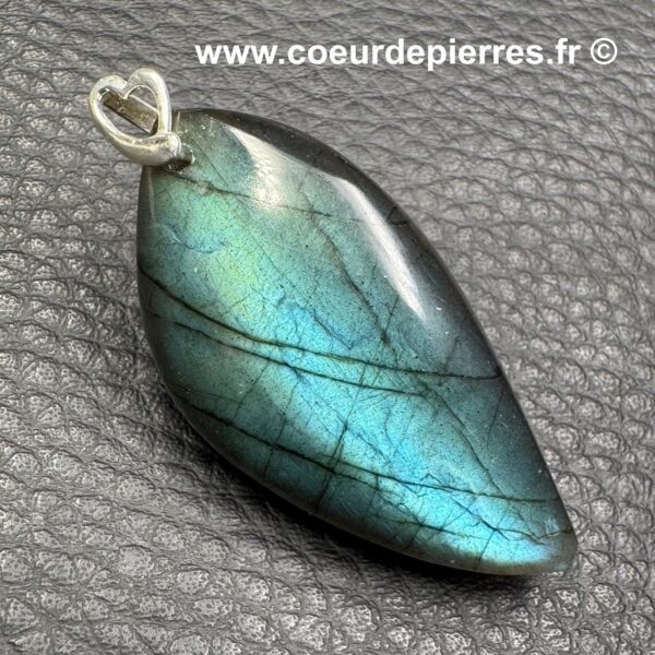 Pendentif en Labradorite Verte