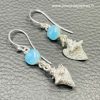 Boucles d'oreilles en Larimar