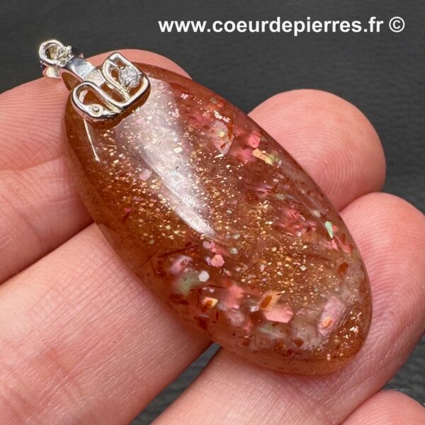 Pendentif en Pierre Soleil de Norvège (réf ps9) – Image 2