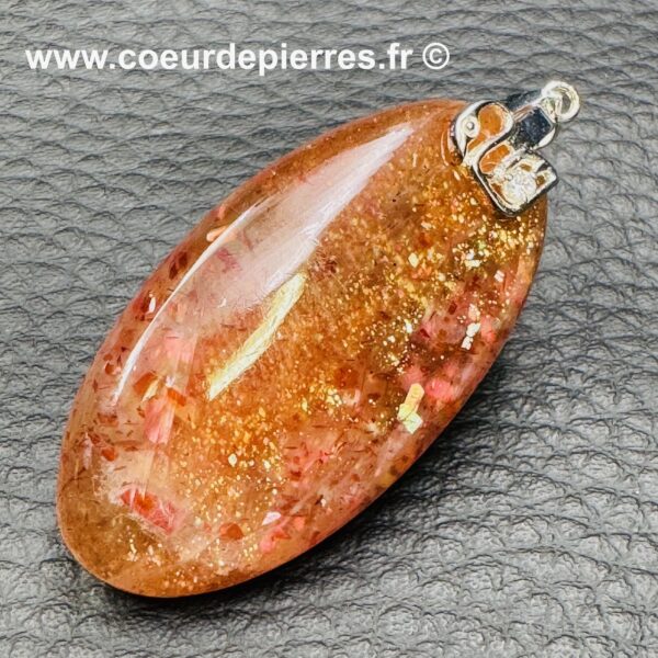 Pendentif en Pierre Soleil de Norvège (réf ps9) – Image 3