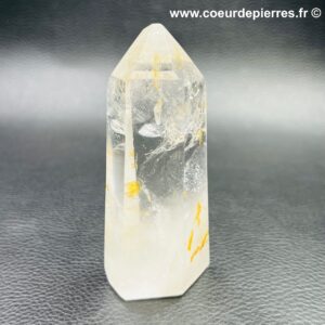 Prisme cristal de roche de Madagascar (réf gq22)