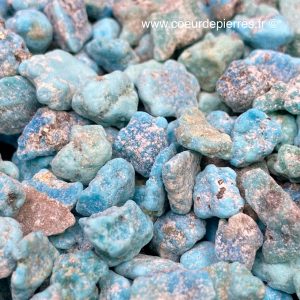 Turquoise d’ El campito, Mexique pierres roulées “petite taille”