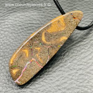 Pendentif en opale boulder d’Australie de 60 carats (réf po52)