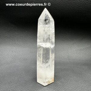 Prisme cristal de roche de Madagascar (réf cr59)