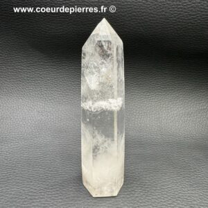 Prisme cristal de roche de Madagascar (réf cr59)