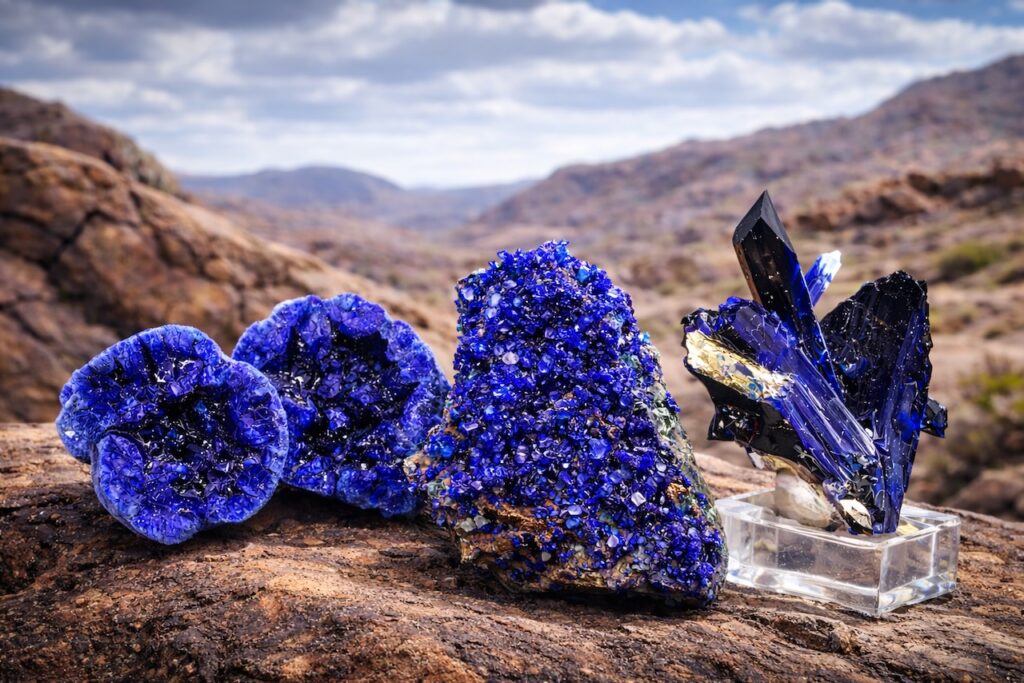 Azurite Origine Formation Géologique Gisements Pierre Bleue