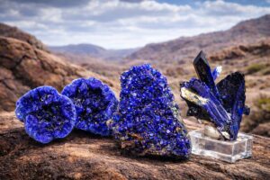 Azurite Origine Formation Géologique Gisements Pierre Bleue