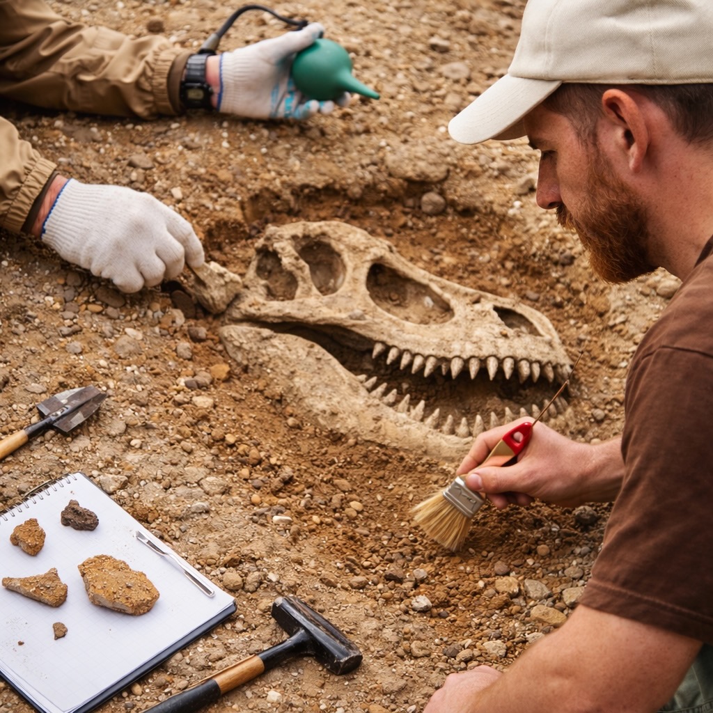 La chasse aux fossiles