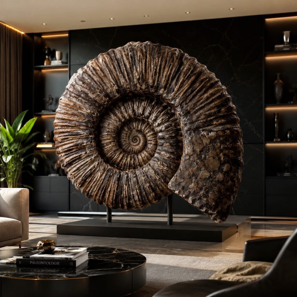 Ammonite fossile