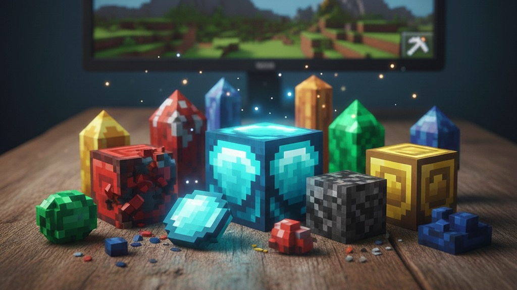 Les Pierres de Minecraft