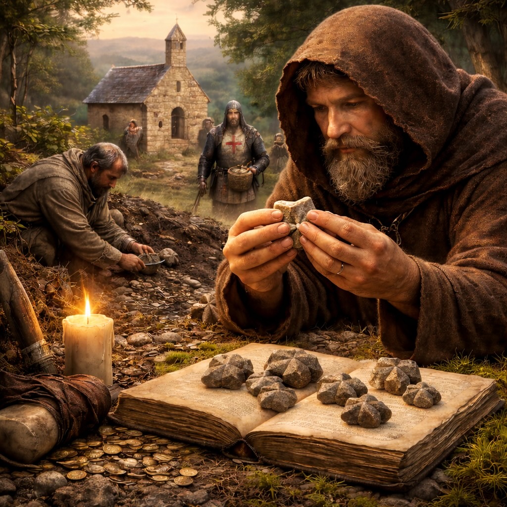 La staurolite au moyen âge