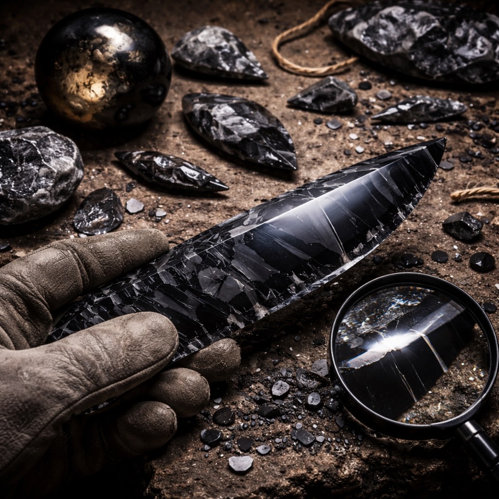 Outils en obsidienne