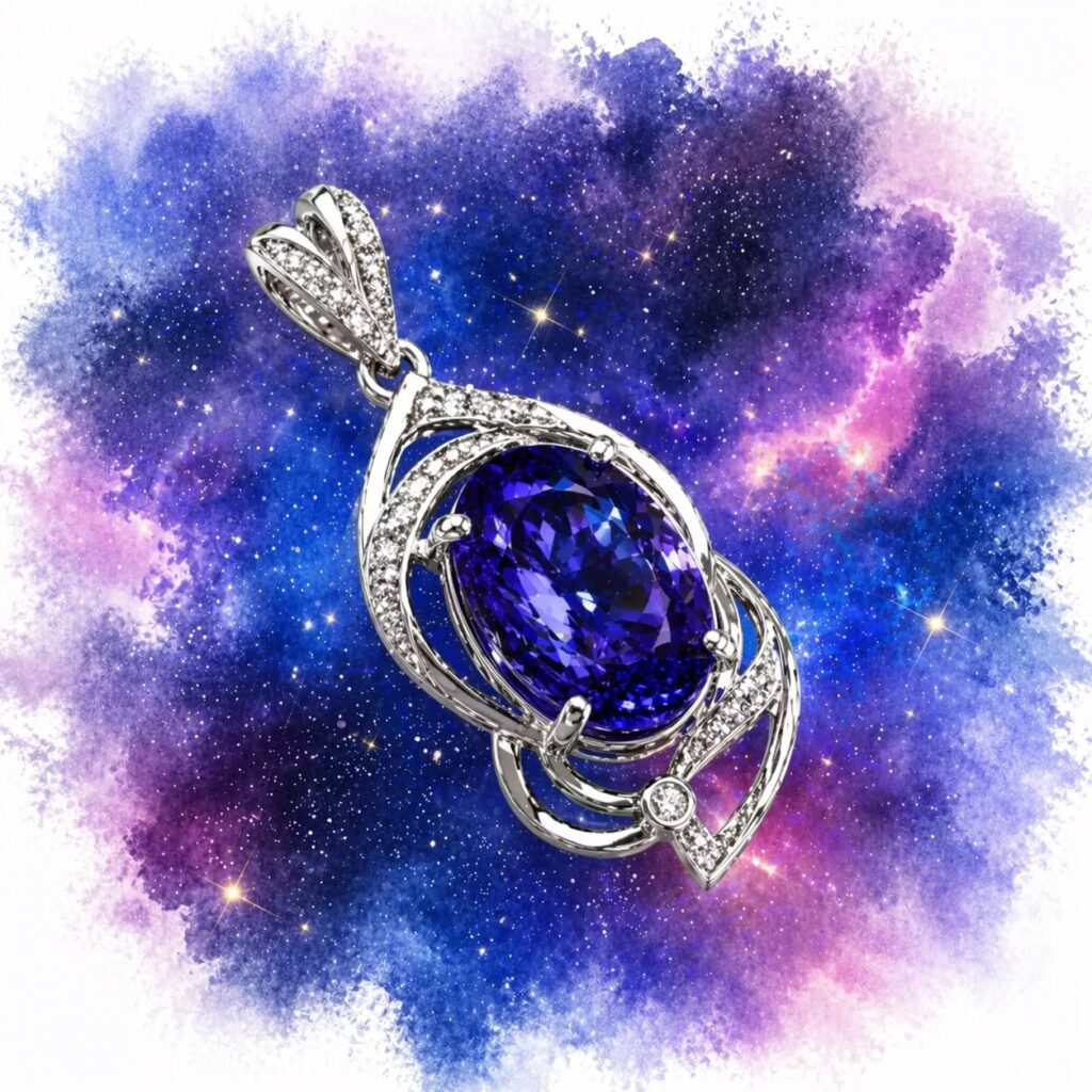 Pendentif Saphirs