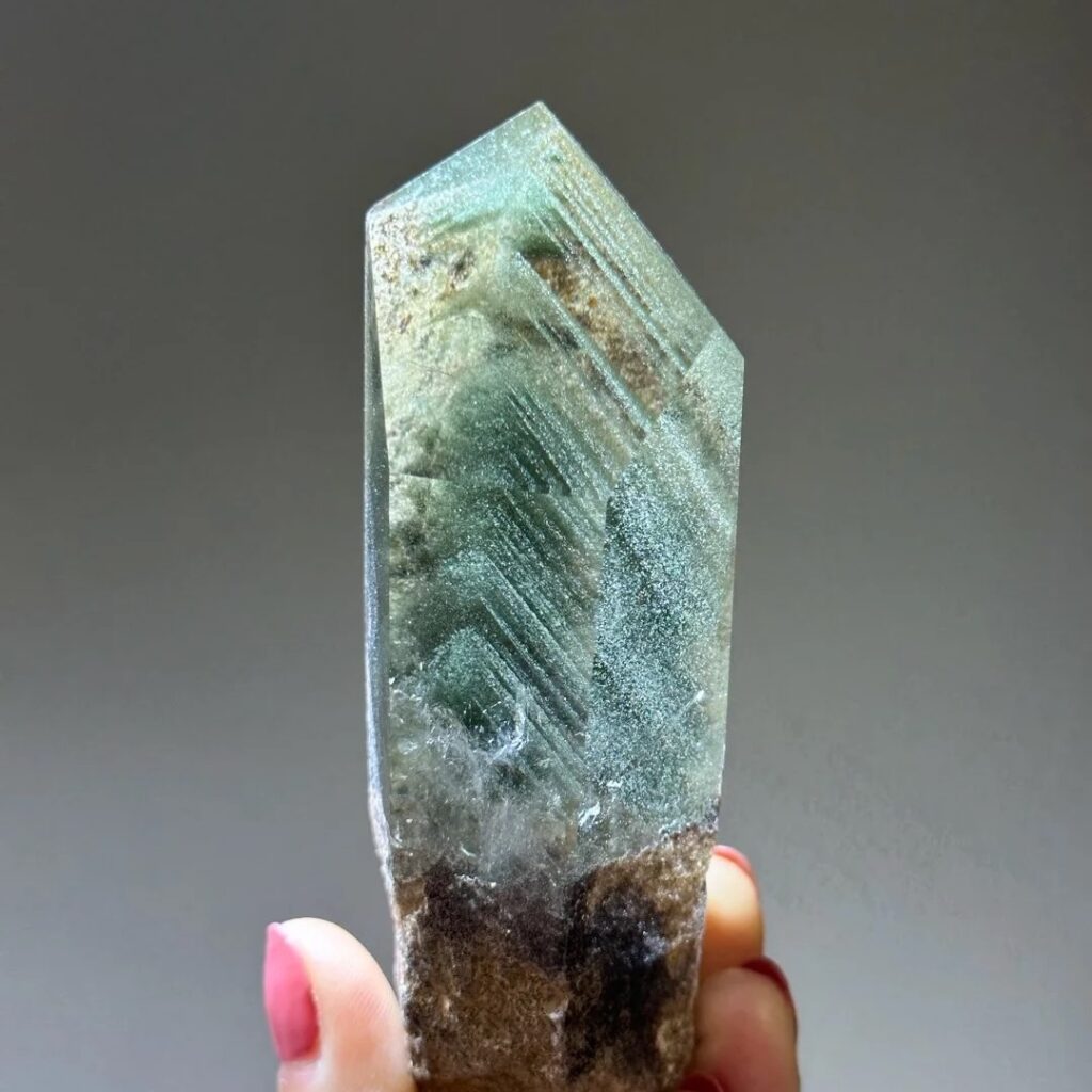 Prisme avec Fantome Chlorite