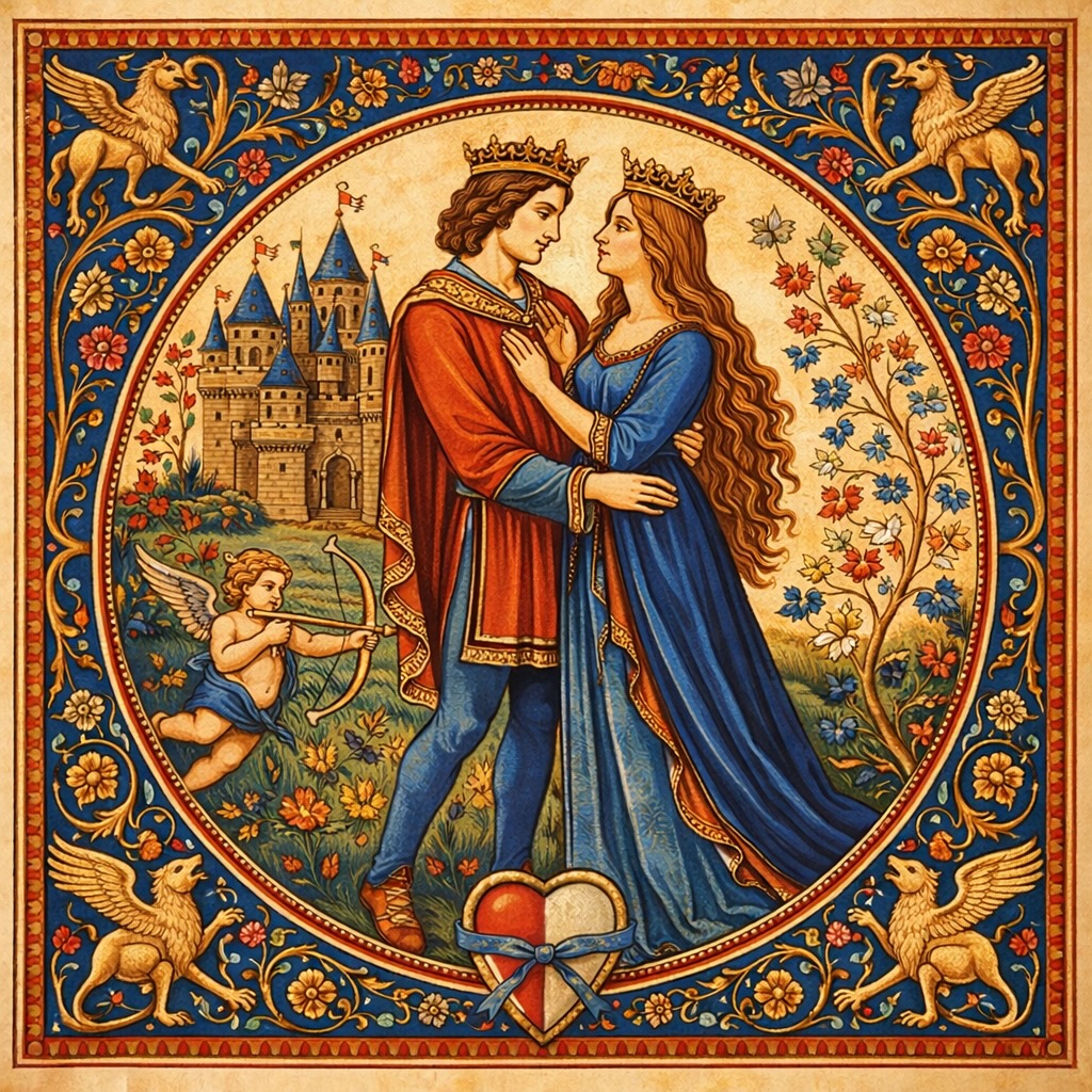 Saint Valentin au moyen Age