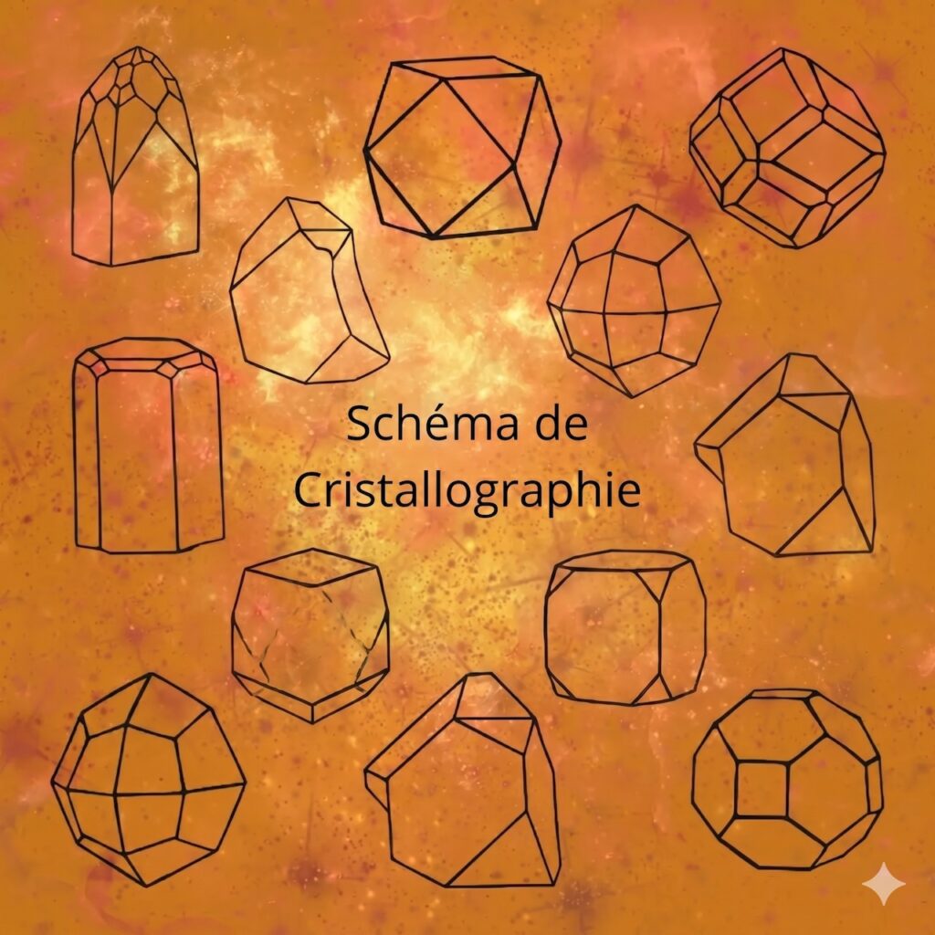Schéma de Cristallographie