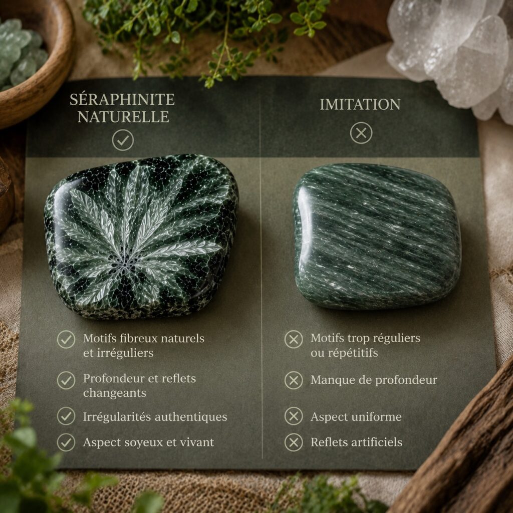 Séraphinite imitation