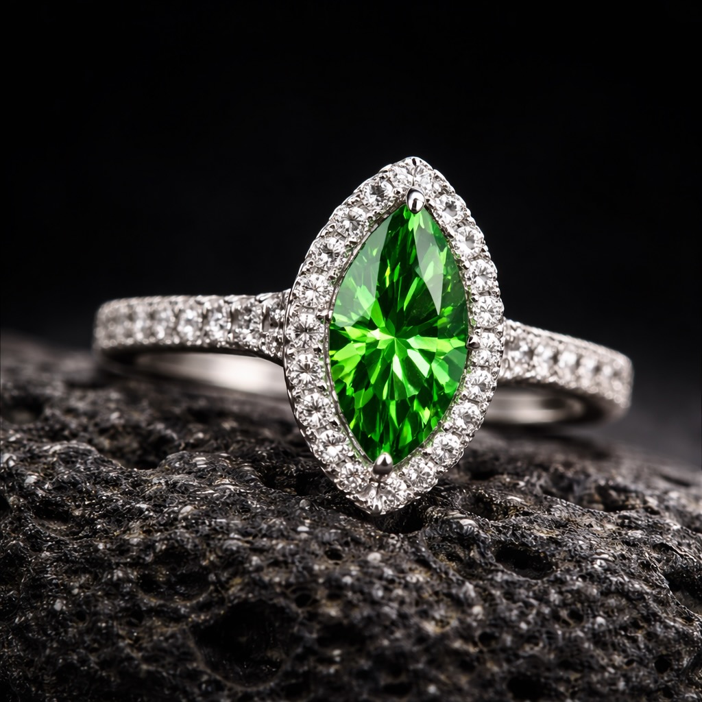 Bague en émeraude