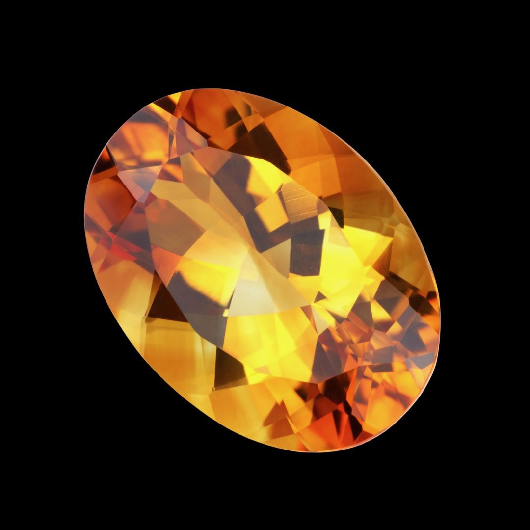 Couleur de la citrine naturelle