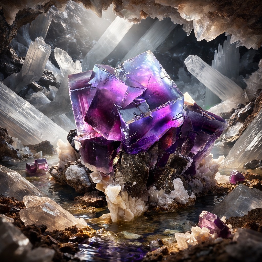 Fluorite de la Mine de Naica