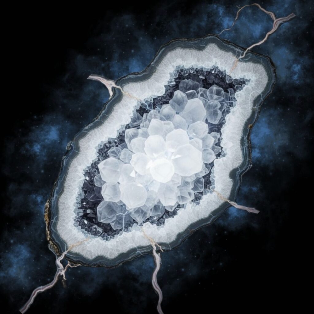 Formation du diamant d'herkimer
